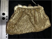 Vintage Whiting & Davis Co Gold Mesh Bag USA