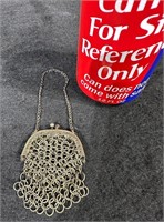 Antique Mesh Chainmail Purse with Metal Clasp