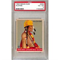 1933 Indian Gum #206 Alchise Psa 4