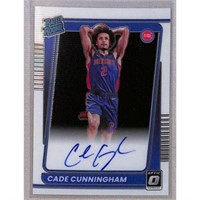 2021 Optic Cade Cunningham Rookie Auto High Grade