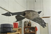 Hand-crafted Flying Canadian Goose