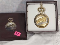 New Reliance First In Flight pocketwatch & Fob