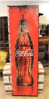 72in metal Coca Cola adv sign