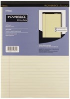 Cambridge Limited Perforated Writing Pad, 8.5 X
