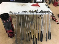Nike, ping v2, Calloway clubs. See description