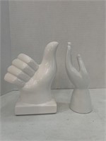 Thumbs up, white hand(2)