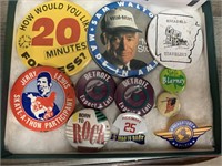 LOT OF MISC NOVELTY PIN-BACKS