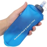 Silicone Water Bottle - Hydration Flask - 500mL