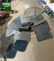 Assorted car floor mats
