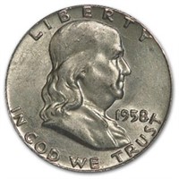 1958 Franklin Half Dollar