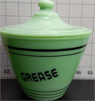 Jadeite grease bowl