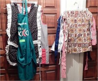 Full size and waist size aprons