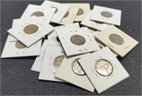 (20) Silver Jefferson Nickels