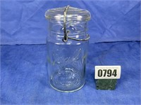 Ball Eclipse Wide Mouth Jar w/Glass Lid & Wire