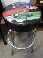 Lot #3773 - Shop stool with Truck, Car and