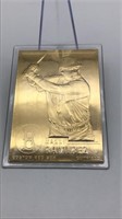 Manny Ramirez 22kt Gold Baseball Card Danbury
