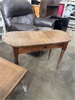 1-Drawer Wooden End Table