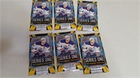 2023-24 Upper Deck Series 1 Hockey 6 pks of 4 Card