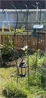 Lot Of Yard Decor: Bird Feeder, Lantern & More