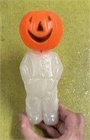 Vintage Plastic Halloween Pumpkin - Ck Pics