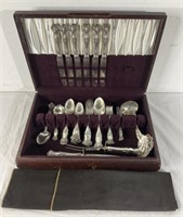 Silverware With Case Marked 1847 Roger’s Bros
