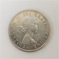 1961 SILVER HALF DOLLAR CANADA COIN