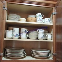 Plates, bowls, coffee mugs