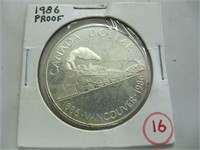 1986 CDN $1 COIN