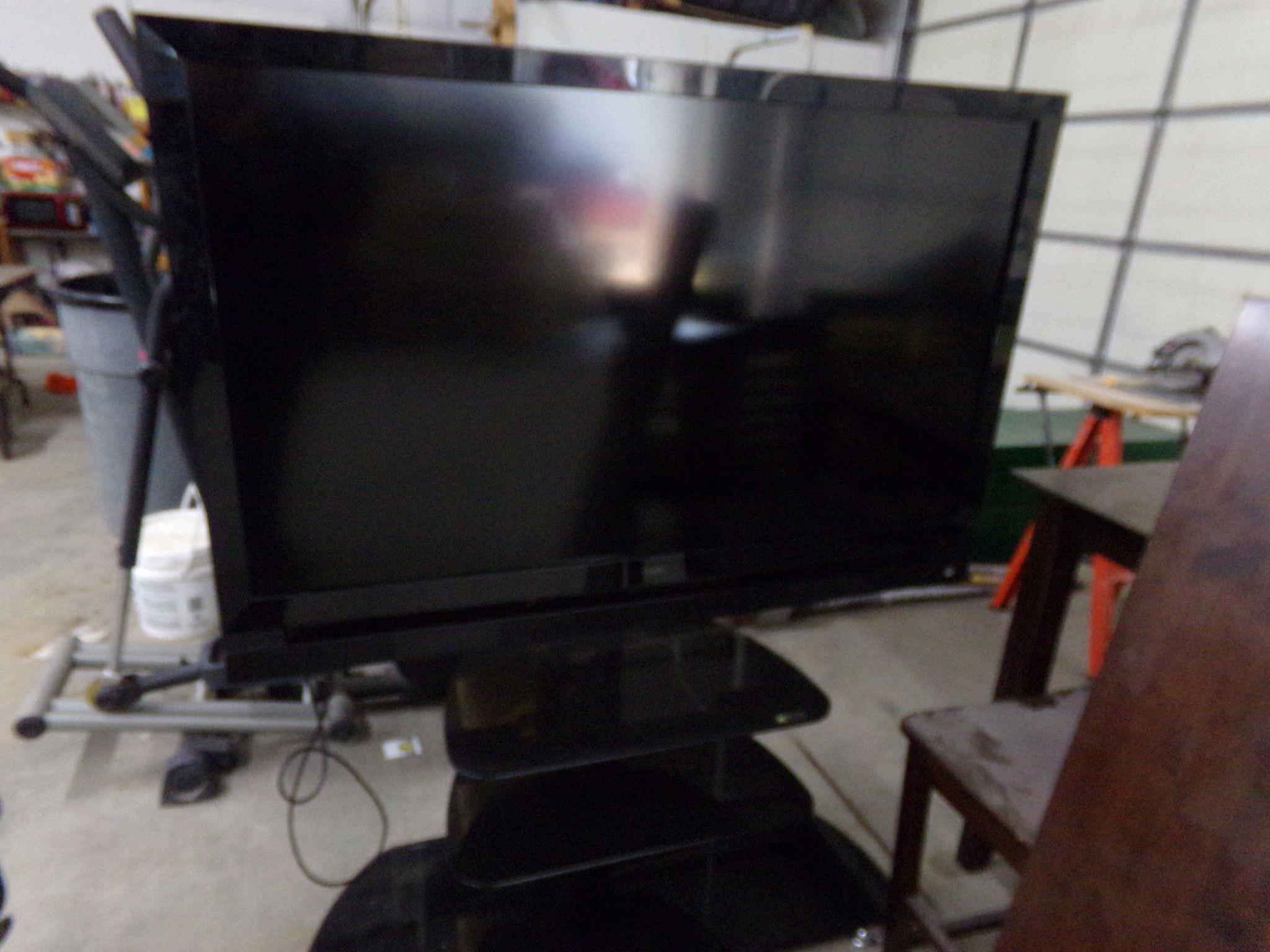 60" Visio TV and stand