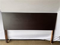 Dark Brown Headboard & Footboard w rails Full