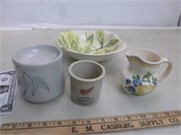 Red WIng Pottery - Crock, Bowl, Pitcher, etc