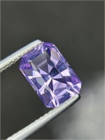 2.35 Carats Fancy  Cut Natural Lavender Quartz