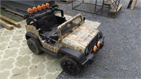 Battery Operated Ride-In Jeep *No Charger AS-IS