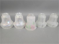 5 Vintage Lamp Shades