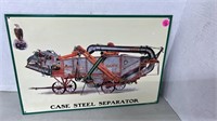 Decorative Metal Case Steel Separator sign. 17"