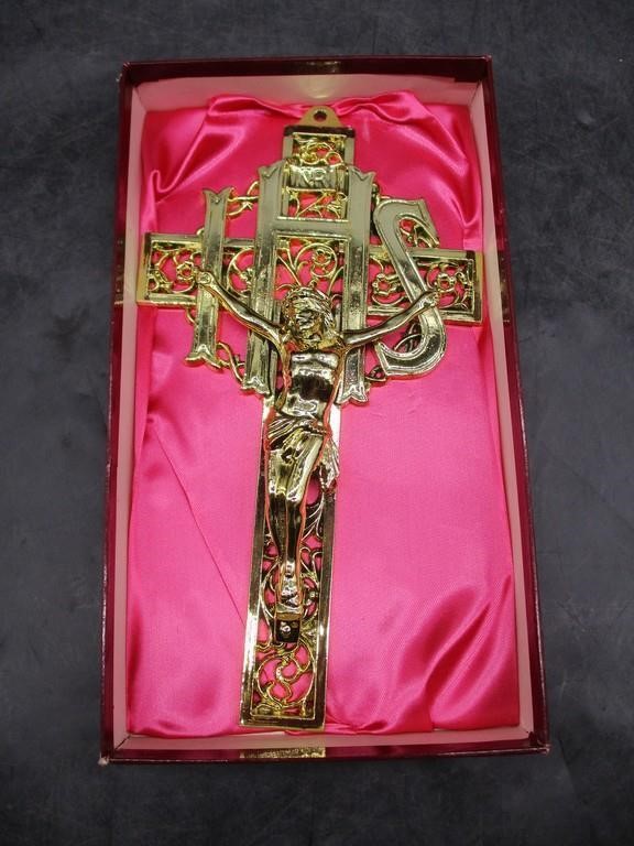 Brass Colored Cross