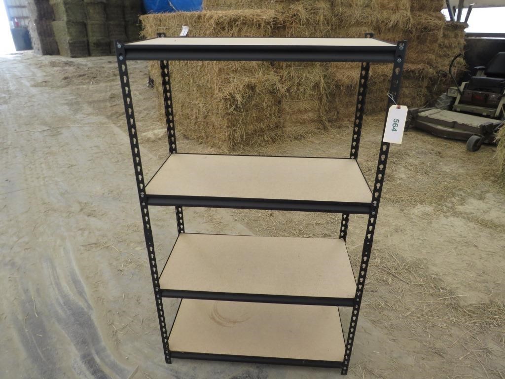 4 shelf storage rack 36x18x60