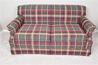 La-Z-Boy Plaid Sleeper Sofa