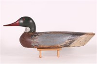 Redbreasted Merganser Drake Duck Decoy by Unknown