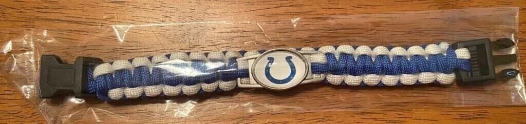 Indianapolis Colts Parachute Chord Bracelet New