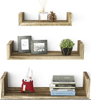 New Floating Shelves Wall Mounted, Solid Wood