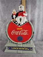 COCA-COLA LUNCH WITH US CERAMIC COOKIE JAR