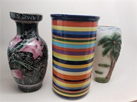 Three Ceramic Vases