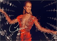 Autograph COA Celine Dion Photo