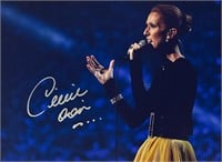 Autograph COA Celine Dion Photo