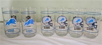 Detroit Lions by Mobil Drinking Glasses