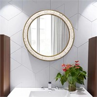 30Inch Round Mirror  Bathroom  Decorative