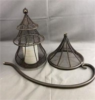 Flameless Candle Lantern With Timer