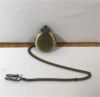 New Father to Son Message Pocket Watch