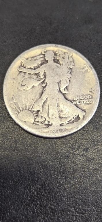 1917 Walking Liberty (90% Silver)
